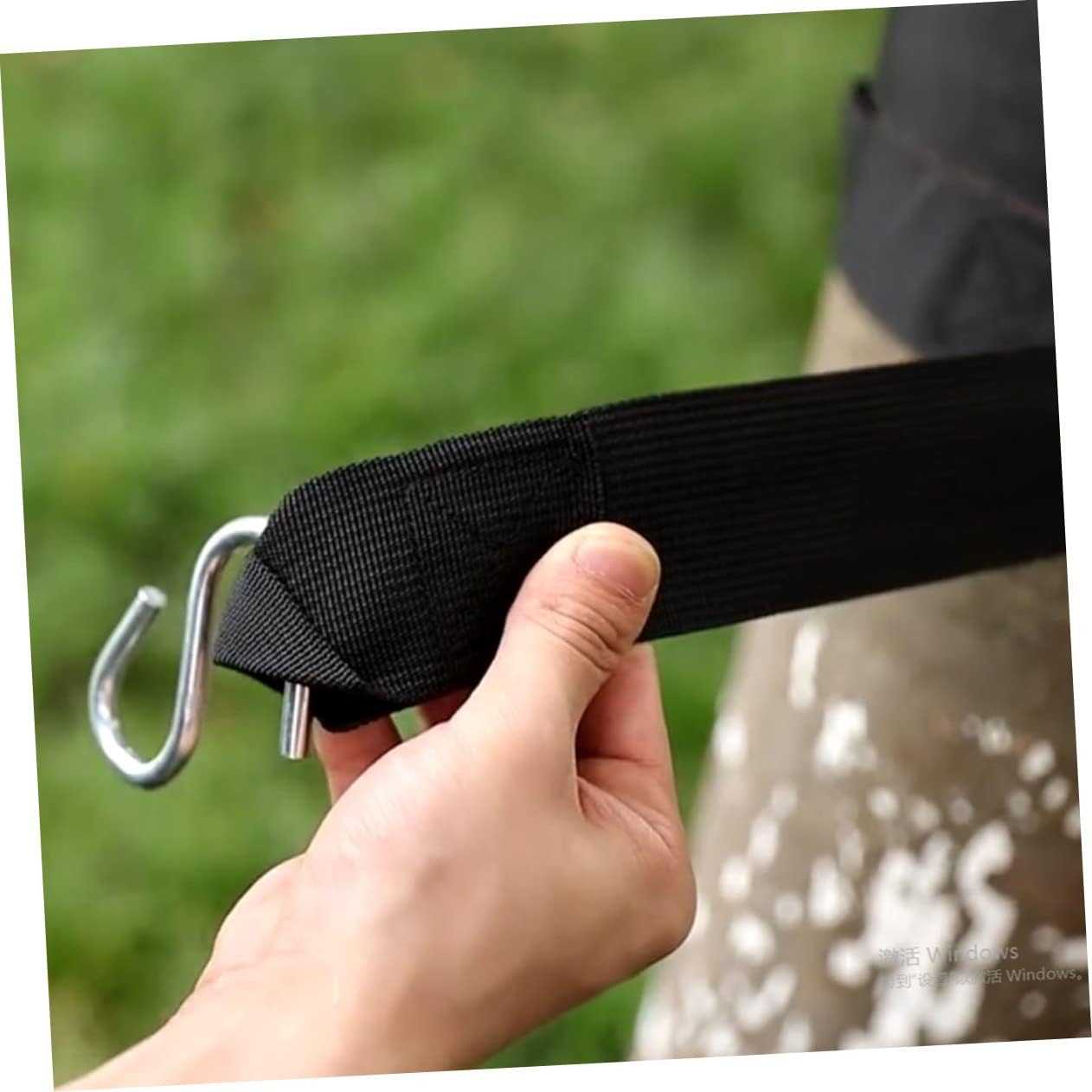 Milisten 6pcs Straps for Outdoor Hammocks and Swings Tree Hanging Kit with s Hooks for Easy Setup for Camping Hiking and Backyard Use