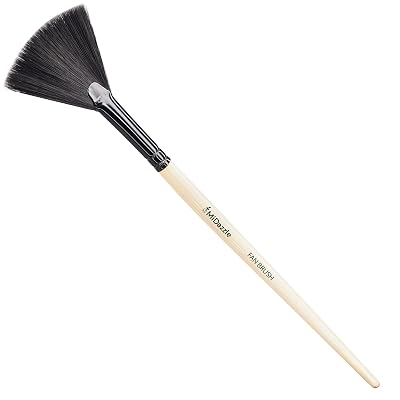 Midazzle Premium Wooden Fan Brush (MIMB00507)