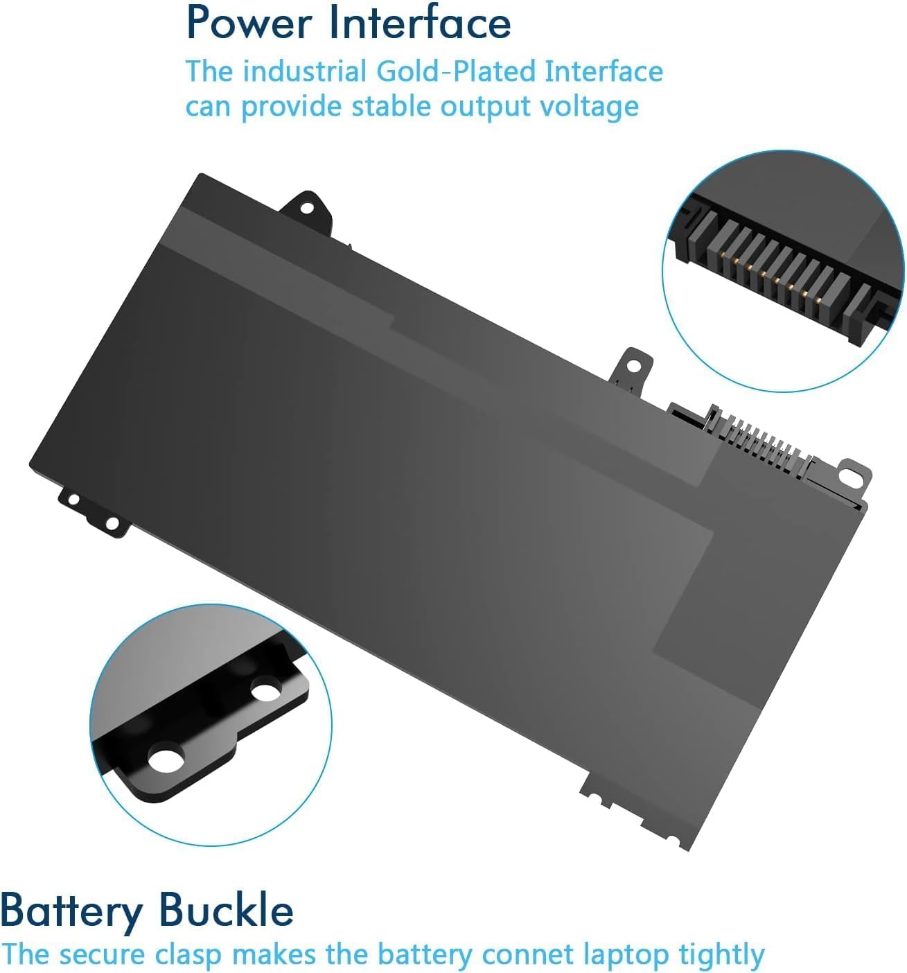 ALIPOWER RF03XL Laptop Battery Replacement for HP HP ProBook 430 440 445 450 455,455R G6 G7 ZHAN 66 Pro 13 14 15 G2 Serie L84354-005 L83685-AC1 HSTNN-OB1Q HSTNN-DB1Q HSTNN-DBN 9A HSTNN N-UB7R