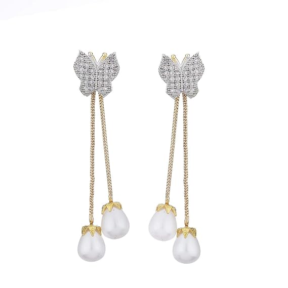 Diamond Sui Dhaga Earrings 