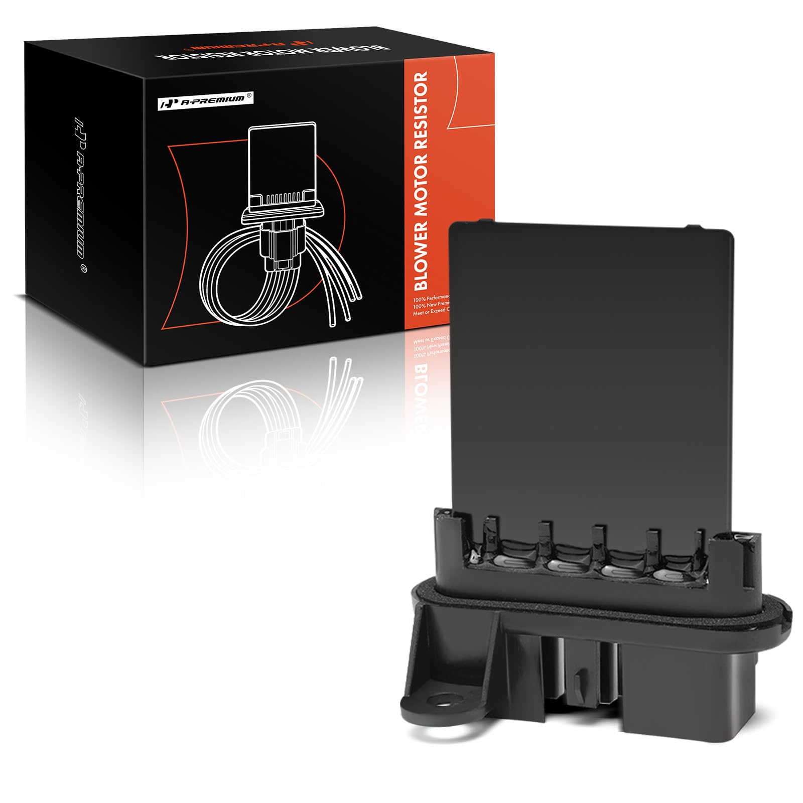 A-Premium HVAC Heater Blower Motor Resistor Compatible with Jeep Vehicles - Liberty 2002-2007, Wrangler 2002-2006, Sport Utility - Blower Motor Control Module Replace# 5066552AA, 5139719AA