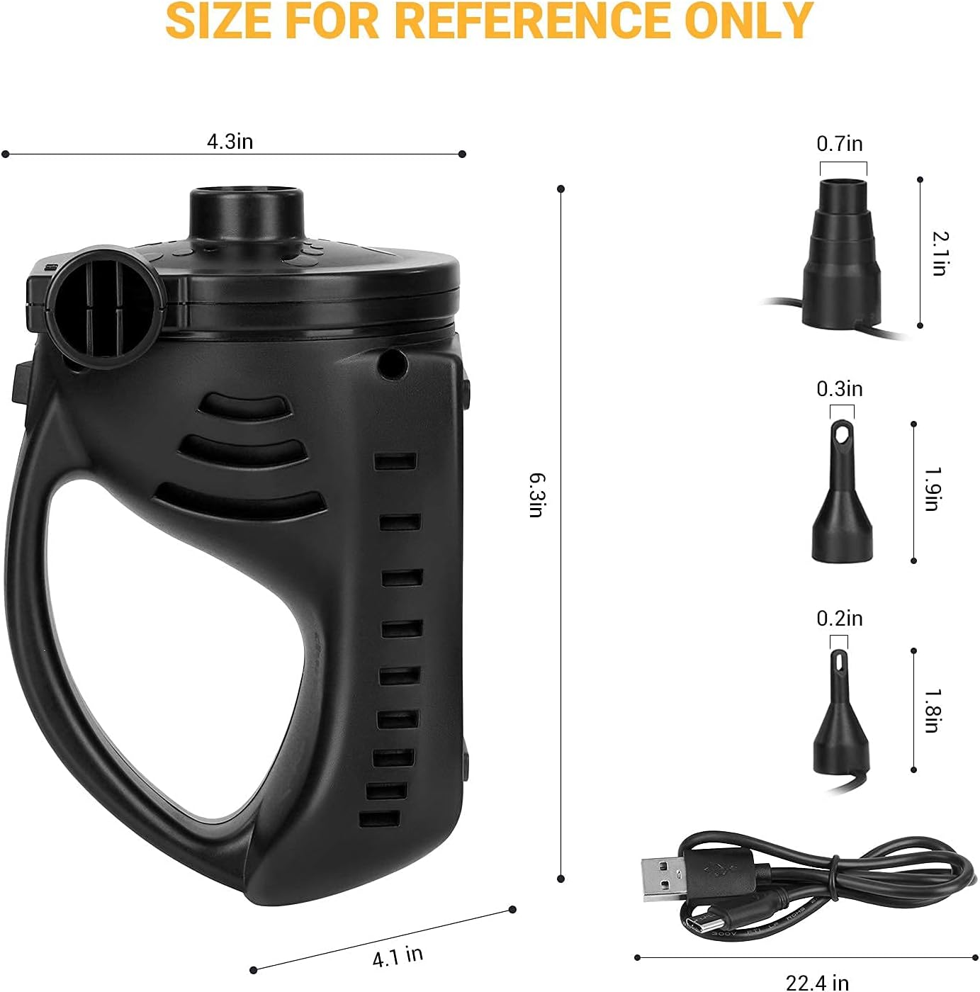 A Great Time Saver Handled Rechargeable Air Pump : Home & Kitchen