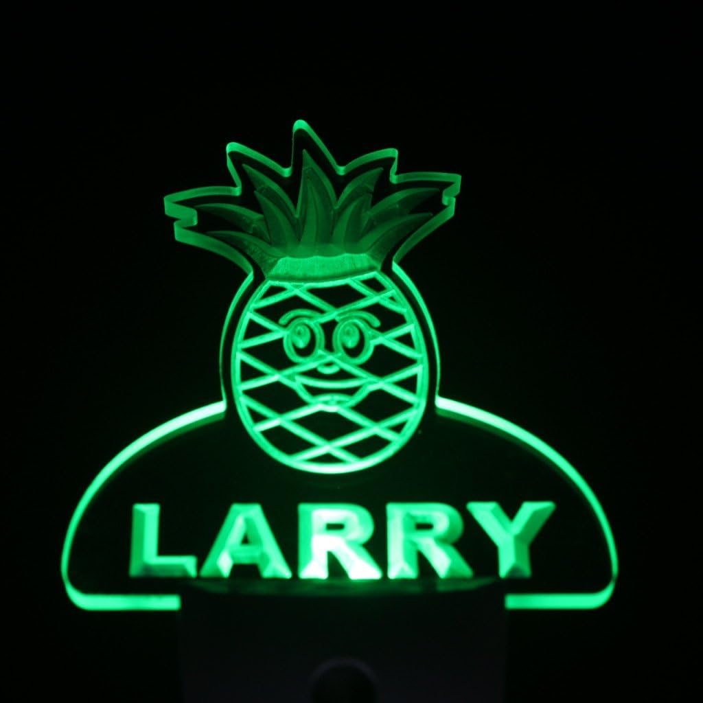 ADVPRO ws1051-tm Pineapple Personalized Night Light Baby Kids Name Day/Night Sensor LED Sign