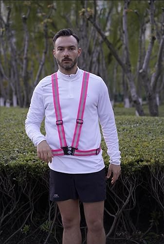 Miniatura 5 de Chaleco de seguridad de alta visibilidad, ligero, ajustable y elástico, tiras reflectantes Hi Vis, apto para hombres y mujeres, construcción,