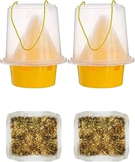 2 biological fly traps and 2 instant pheromone