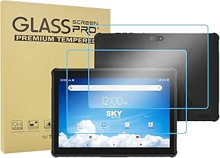 (NOT FOR SKY PAD10MAX) SKY Pad 10 Tablet Screen Protector(Rear Camera in the middle), 2PCS Tempered Glass for SKY Devices SKY Pad 10 Tablet, SKYPAD 10 Tablet Screen Protector