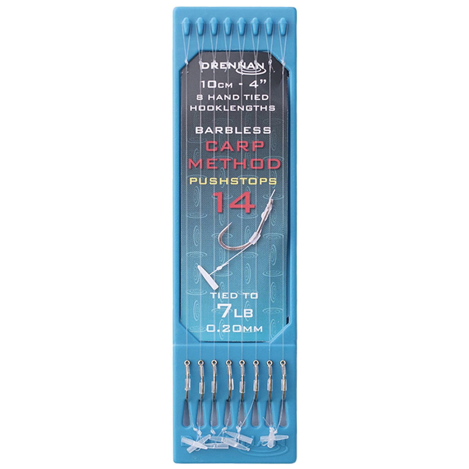 Drennan 4" Carp Method Pushstop Hook Plates: 14 To 7lb