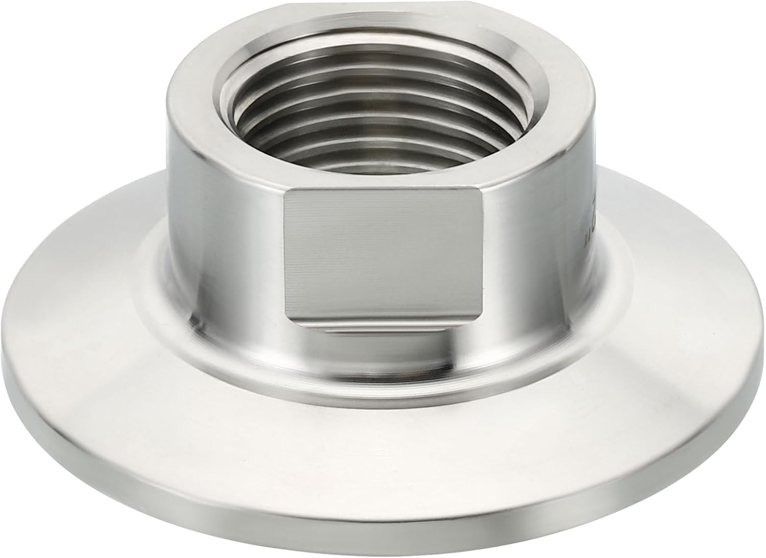 2 Stück Tri-Klemmen Adapter 304 Edelstahl - 1,5" Auf 3/4" Schlauch