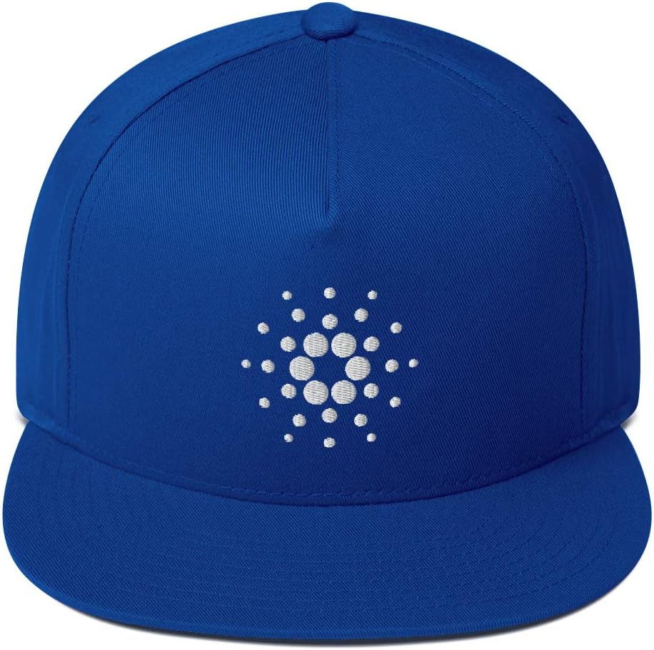 Hogue WS LLC Cardano Hat (Embroidered Flat Bill Snapback Cap) ADA Crypto