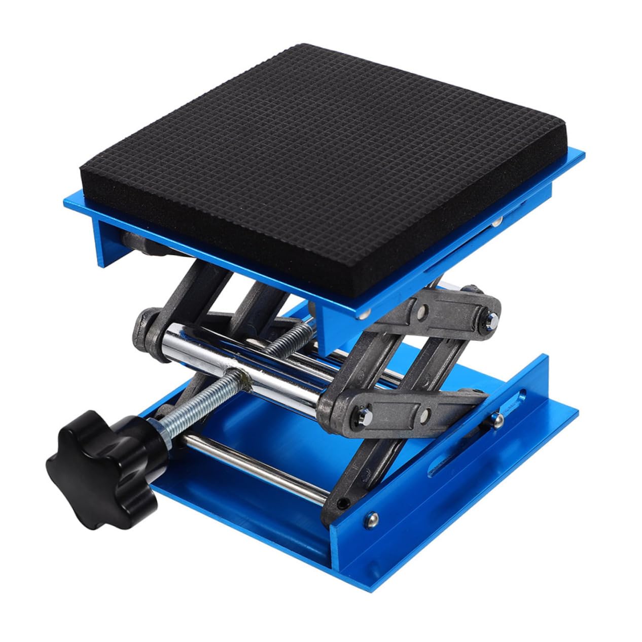 Veemoon Plataforma Elevadora de Laboratorio de Aluminio 15x15cm con Diseño Antideslizante y Amortiguación para Equipos Científicos y Experimentos