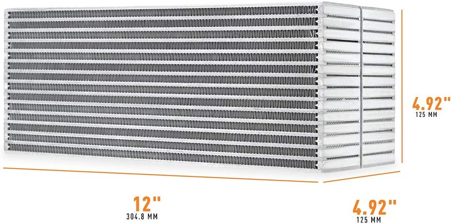Mishimoto MMUIC-W3 Mishimoto Universal Air-to-Water Race Intercooler Core 12" x 4.9" x 4.9"