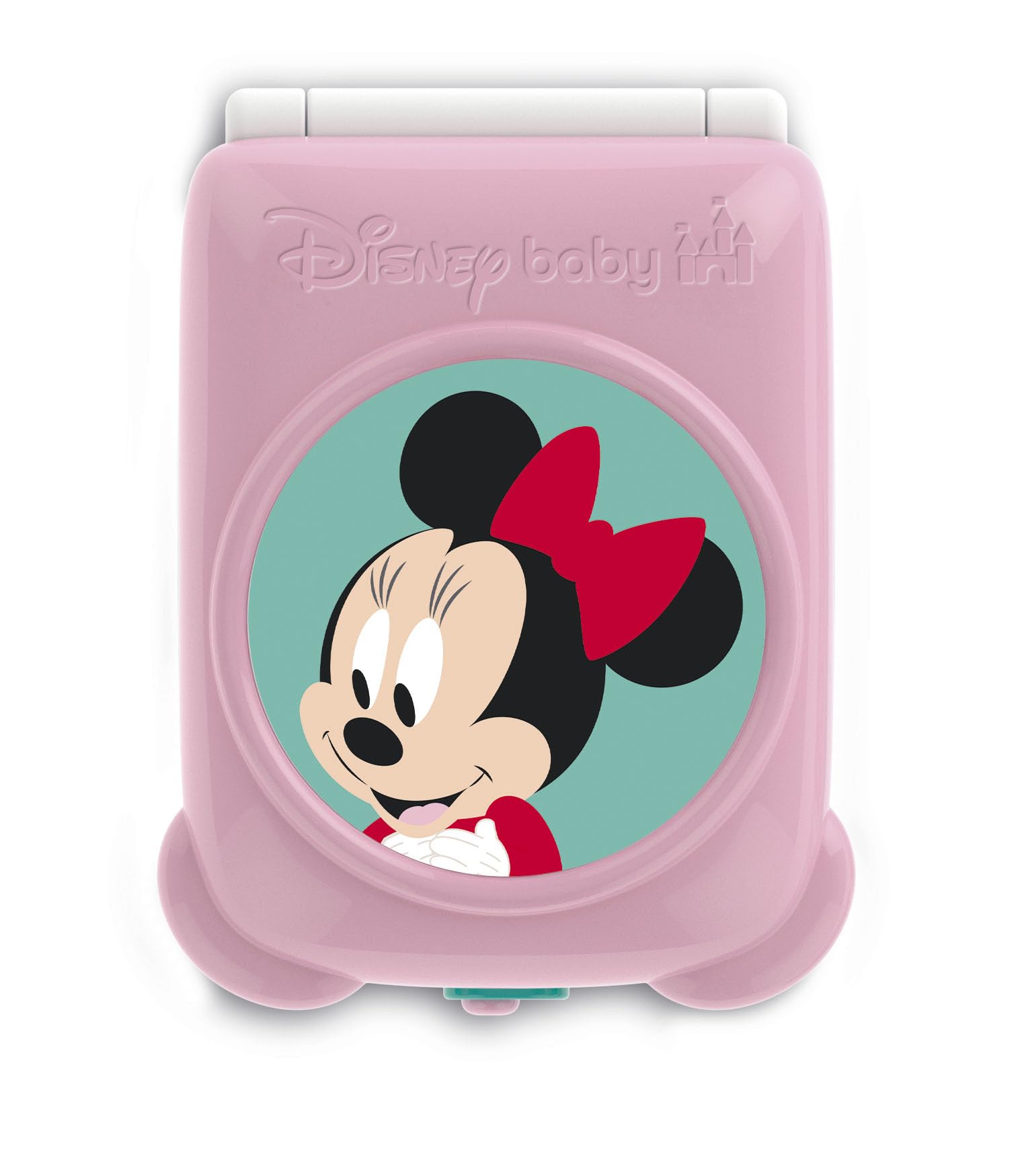 Clementoni Disney Baby - Minnie Flip Phone, Telefono Bambini 9-36 Mesi, Centro Attività Con 4 Tasti Per Stimolare Il Gioco Imitativo Con Luci E Suoni, 17515-image