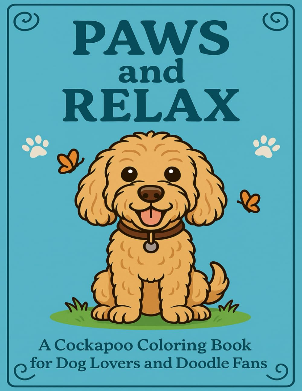 Paws and Relax: A Cockapoo Coloring Book for Dog Lovers and Doodle Fans | 8.5 x 11 | Adorable Illustrations of Nala the Cockapoo | Perfect for fun and ... adults, teens, children, and animal lovers.