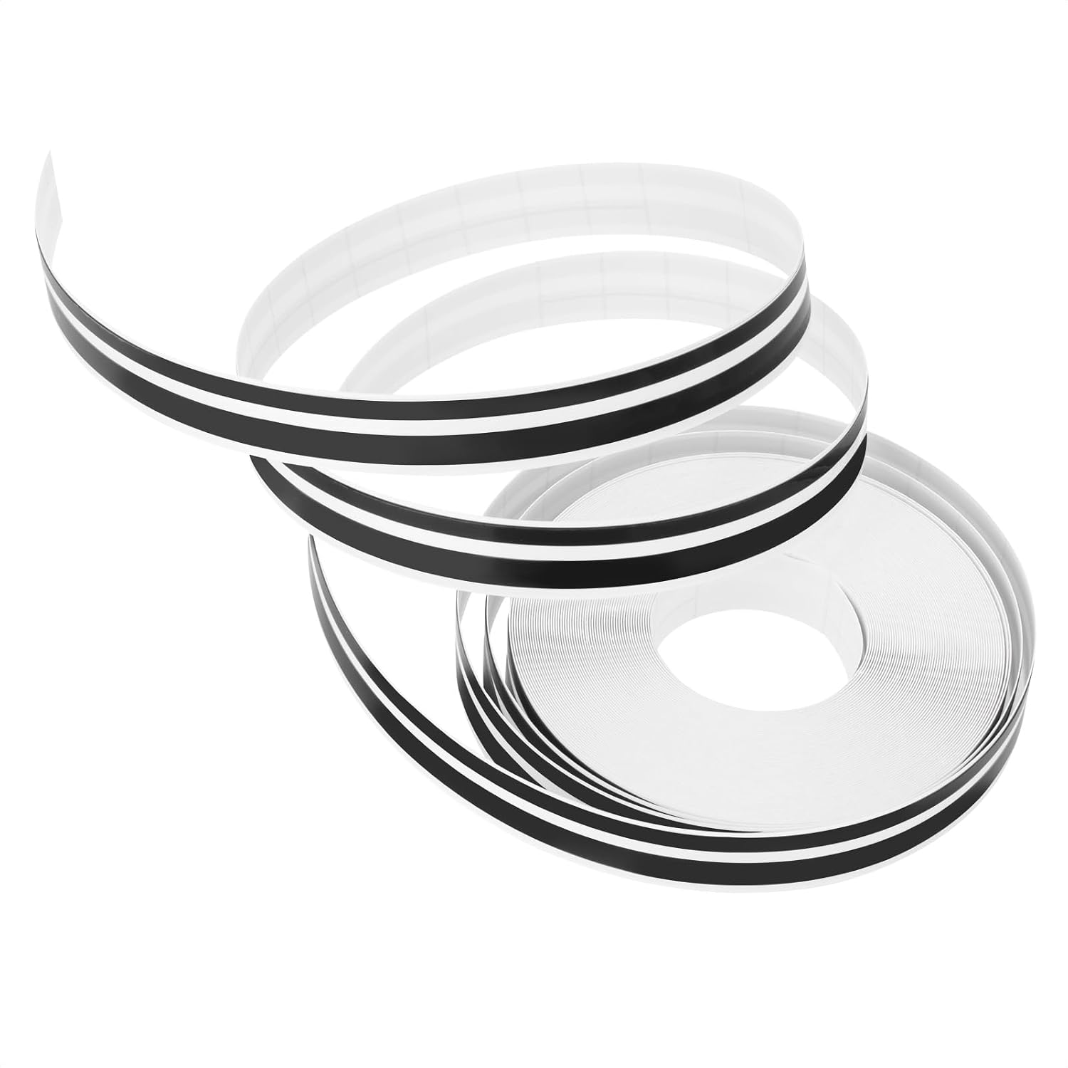 2 Rolls 32Ft Car Pinstripe Tape, Automotive Pinstriping Tape Stickers Vinyl DIY Stripes Pinstripe Emblems Trim Decals for Car, SUVs, Pickups, Motorcycle and Boat, Racing Stripes (Black)