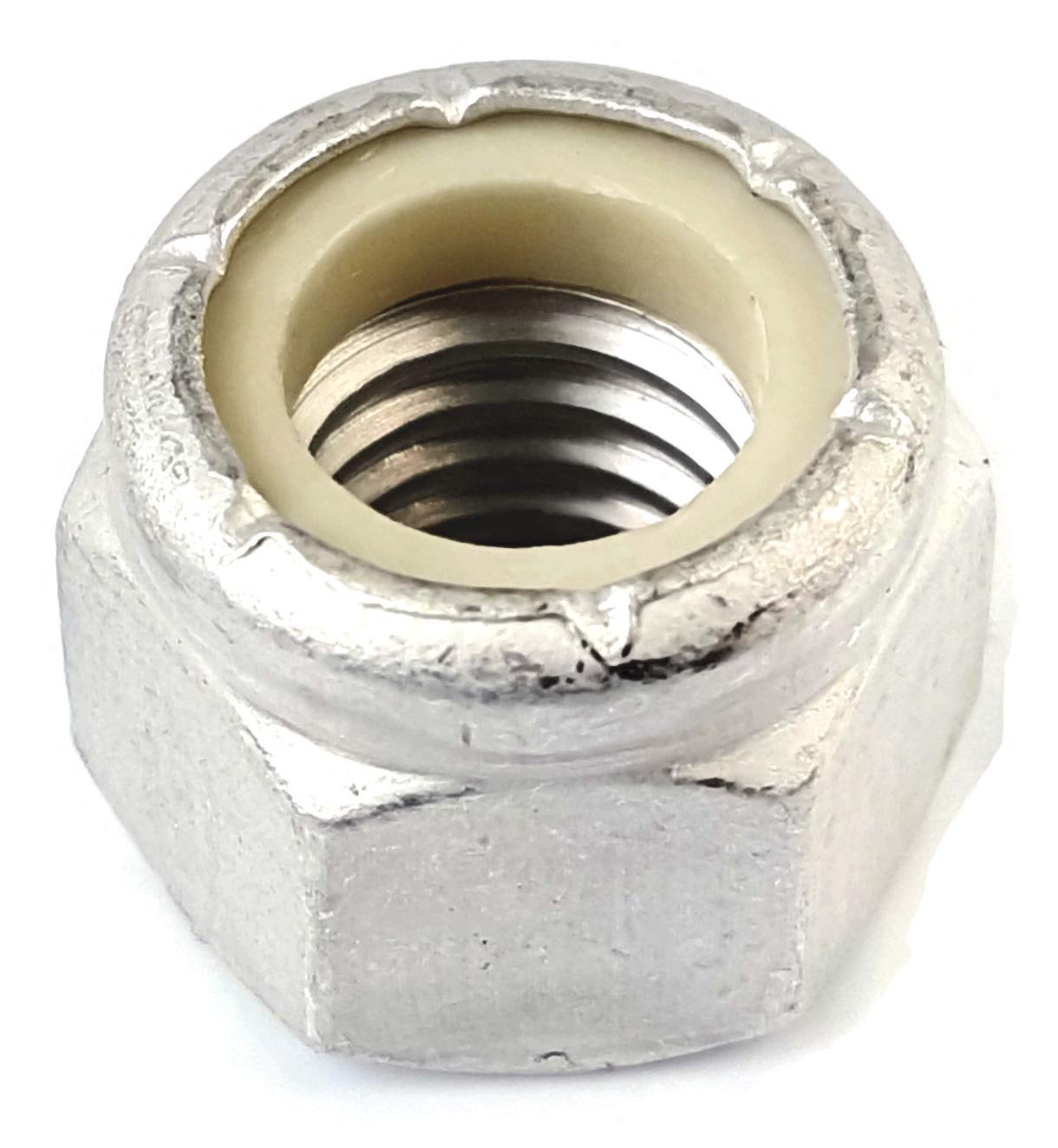 Aluminum Nylon Insert Lock Nuts Lock/Stop/Nyloc Nuts #10-32 QTY 1000