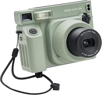 Fujifilm INSTAX Wide 400 Instant Camera (Sage Green) with Instax Wide Films (40 Sheets)