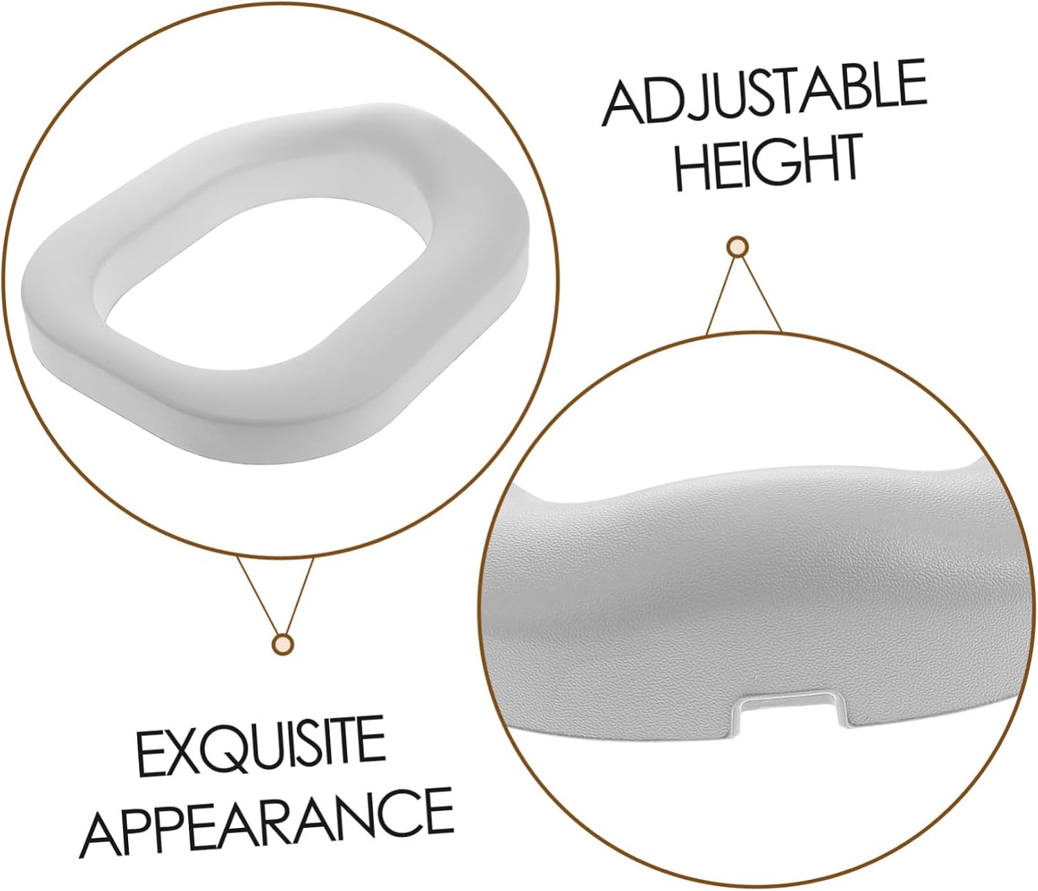 Kisangel Toilet Seat Accessories for Boys and Girls Potty Ladder for Toddlers Soft Toilet Seat Cover