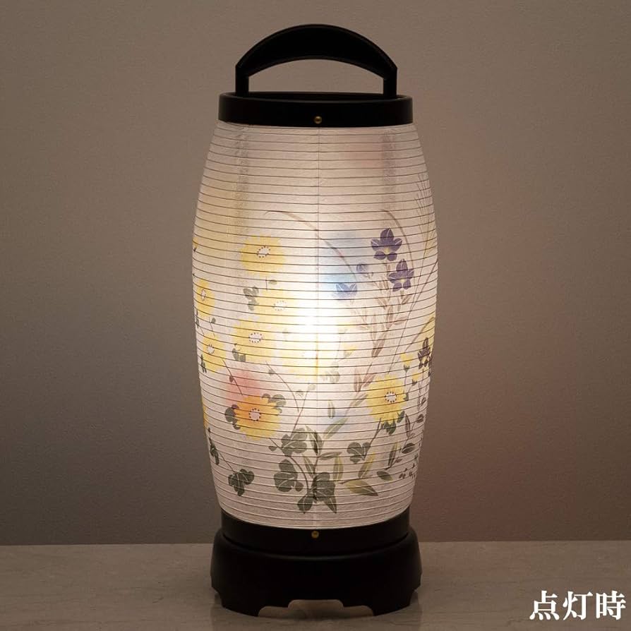 Amazon｜仏壇屋 滝田商店 盆提灯 盆ちょうちん ミニ 回転行灯