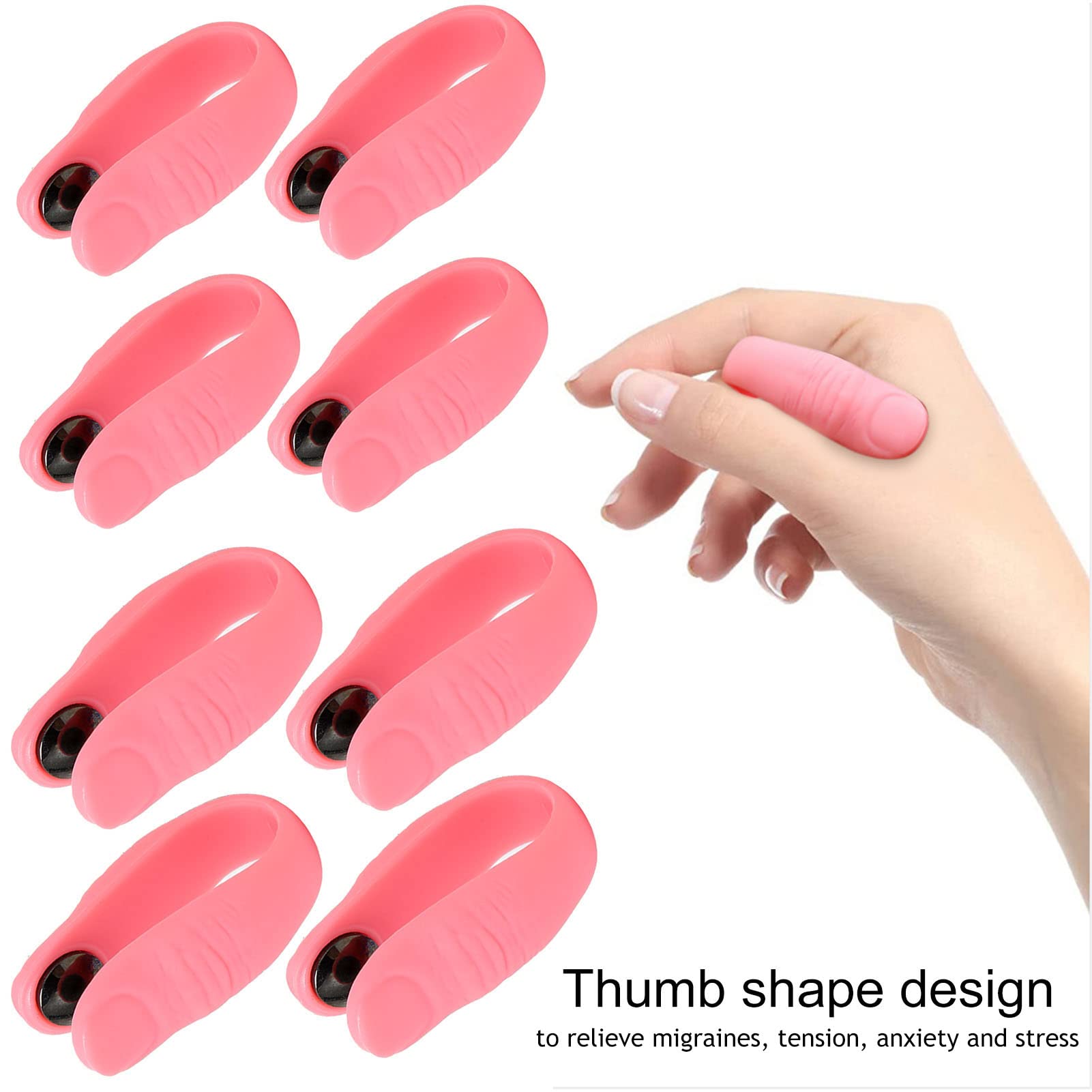 AYNEFY Collectibles Gifts Premiums, and Headache Acupressure Point Clip Easy to Hold and Control Li4 Acupoint Clip Convenient to Carry Thumb Acupoint Clip Mouth Clip, Relieving