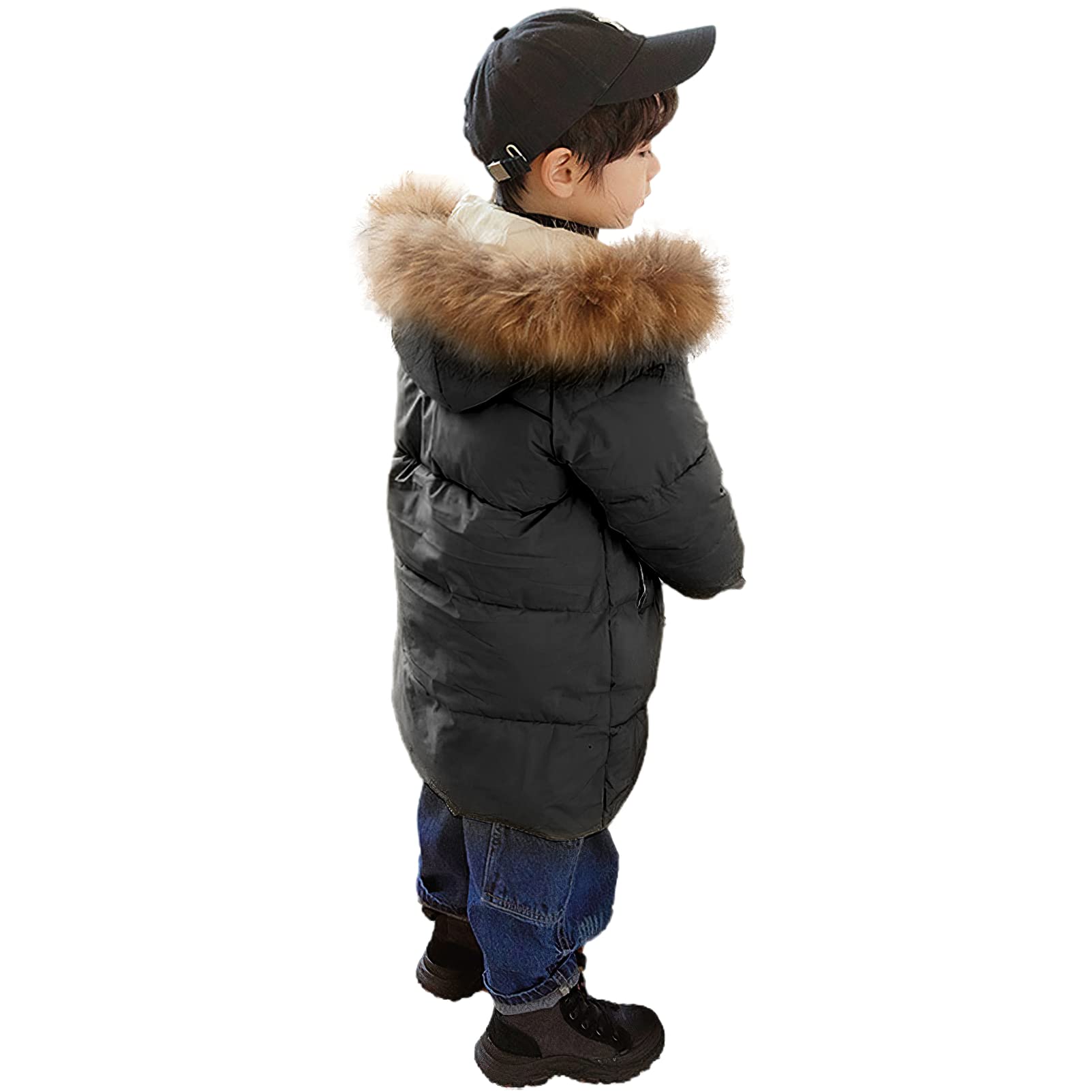 amropi Bambini Ragazze Cappotto con Cappuccio Imbottiti Inverno Parka Giacca per 2-10 Anni