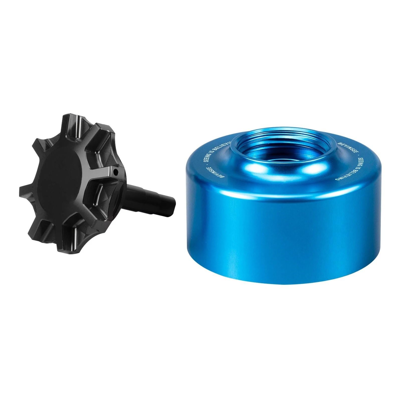 Juego de depósito de dirección asistida de aluminio Compatible con Bmw E46 E36 E90 E92 E93 E91 E60 E39 E64 E87 E88 E38 E65 depósito de dirección hidráulica