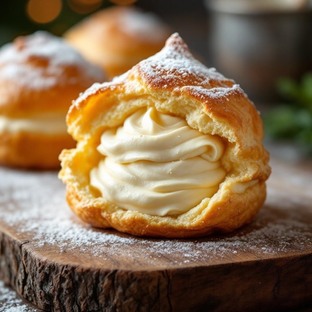 Azucren, Crema Pastelera en Polvo, Perfecta para Rellenos, Hojaldres, Tartas, Fácil de Usar, Solo Añadir Agua, 500 Gramos de Agua por 200 Gramos de Producto, 1 Kilo