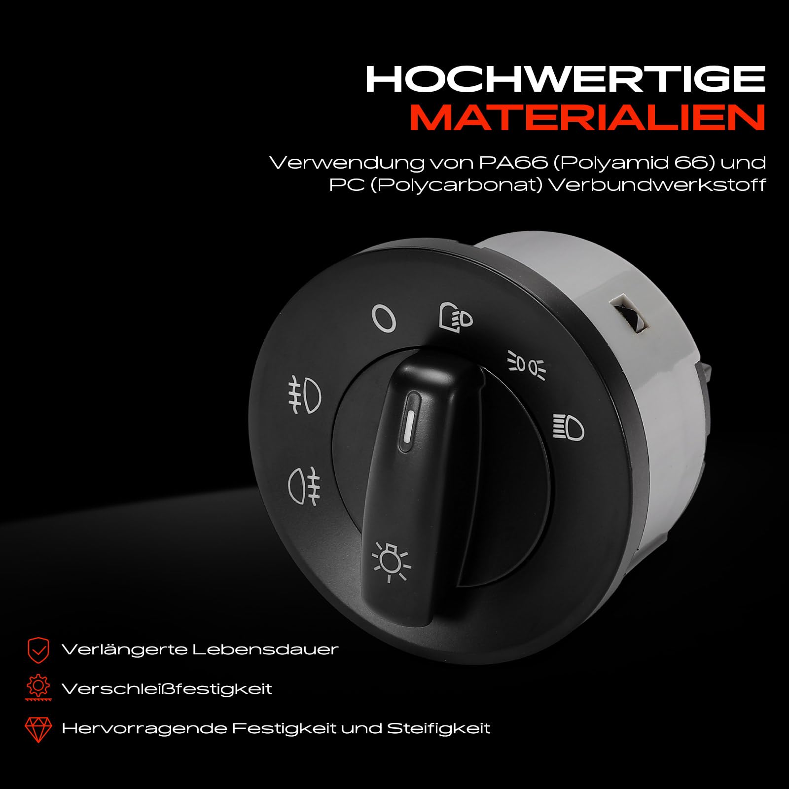 Frankberg Hauptlicht Schalter Kompatibel mit O.c.t.a.v.i.a II Combi 1Z5 O.c.t.a.v.i.a II 1Z3 Replace# 1Z0941431E,1Z0941431A
