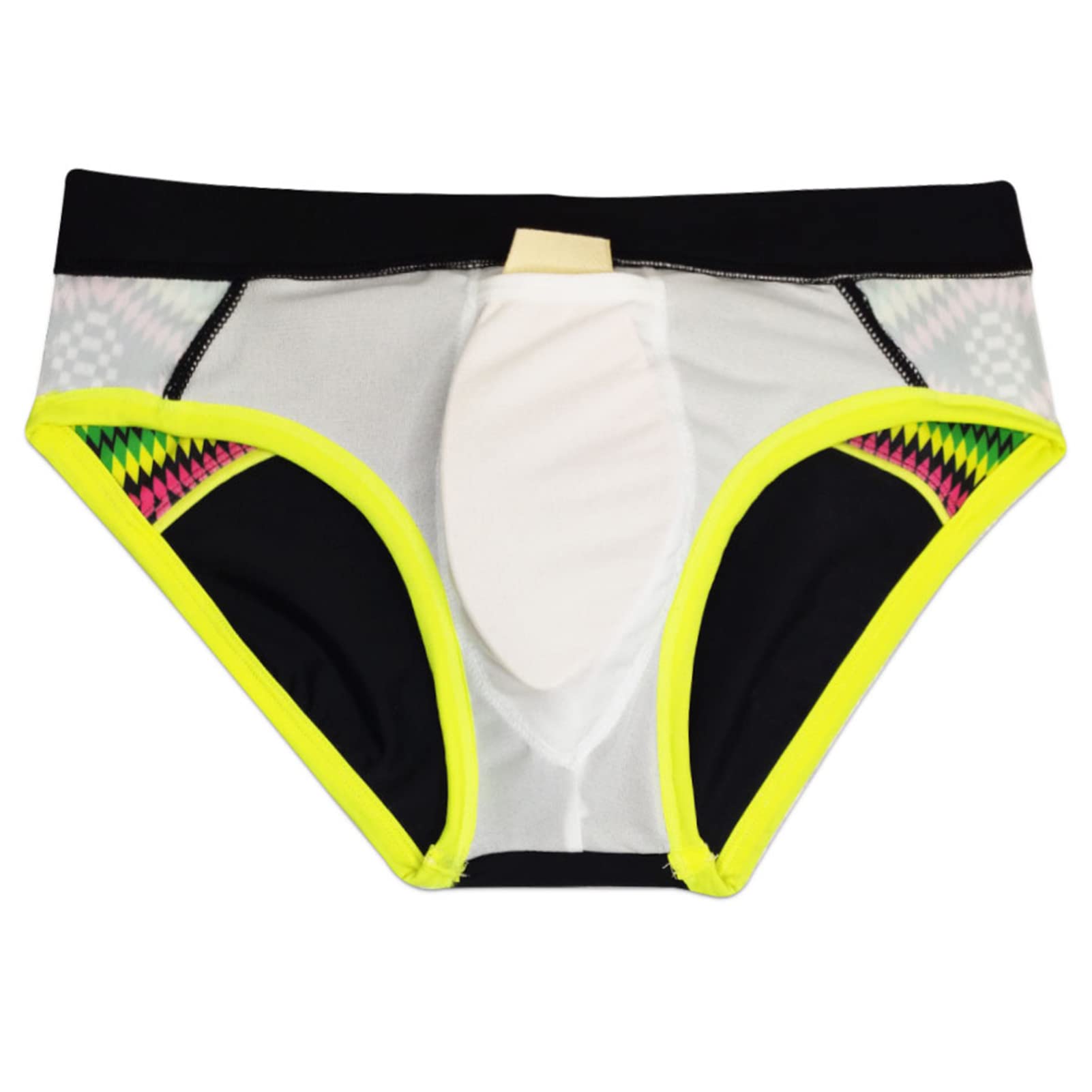 AIEOE Short de Bain Homme avec Rembourrage Amovible et Cordon de Serrage Slips de Bain