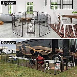 Bms Dog Playpen 8 Panels 40 Inches Dog Pen Extra Large Indoor Outdoor Back or Front Yard Cage Fencing Doggie Rabbit Cats Outside Fences with Door Fence Playpen Heavy Duty Exercise Pen Dog Crate Black Cucciolini Doodles Bms dog playpen 8 panels 40 inches dog pen extra large indoor outdoor back or front yard cage fencing doggie rabbit cats outside fences with door fence playpen heavy duty exercise pen dog crate black cucciolini doodles