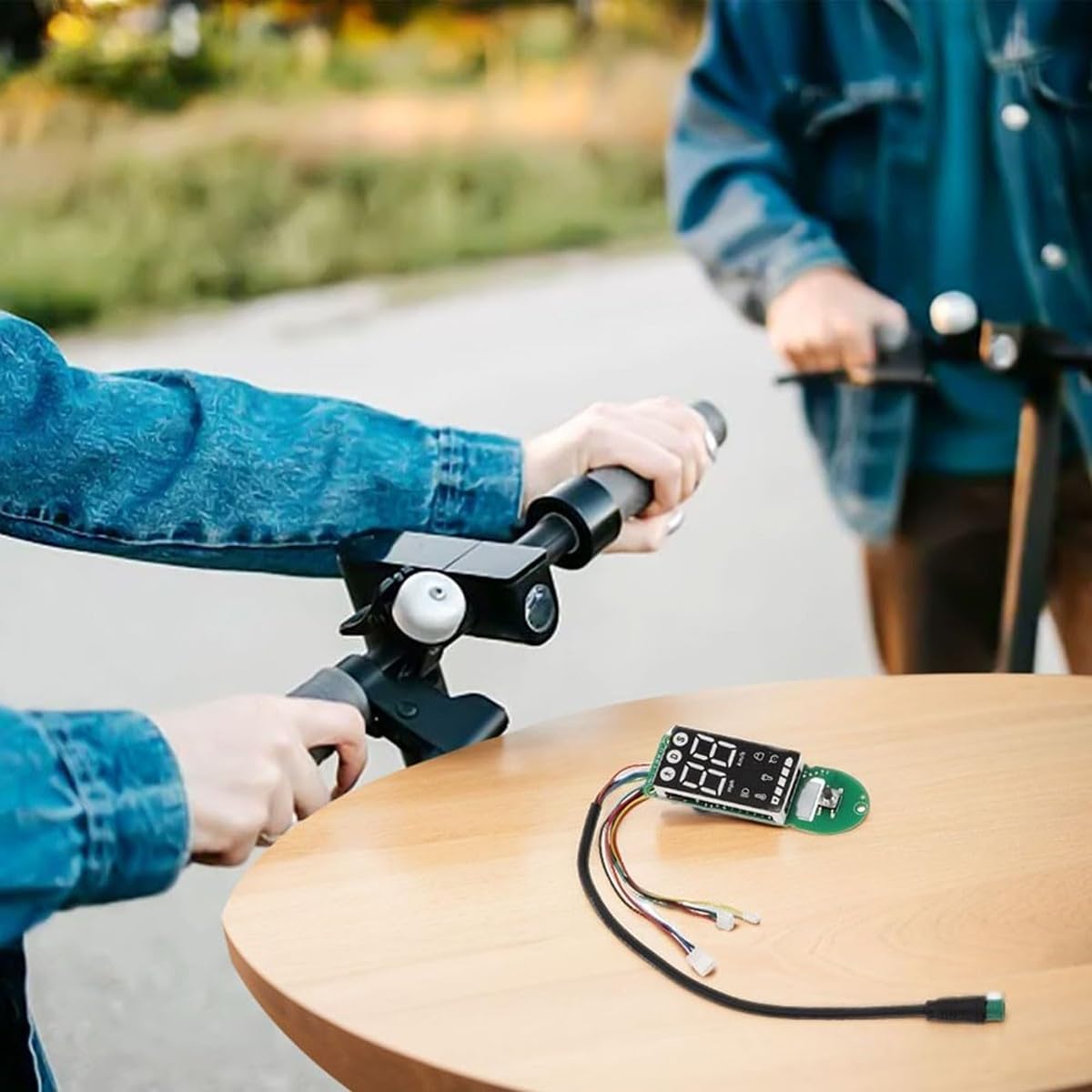 HUBa Pantalla para salpicadero de Scooter eléctrico Compatible con M365/Pro/Pro2/MI3pro, compacta y Elegante