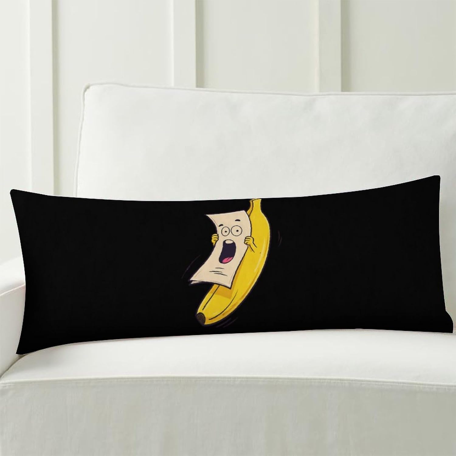 Panic Banana Body Pillow Cover Long Cushion 18.9x53.1 Inch