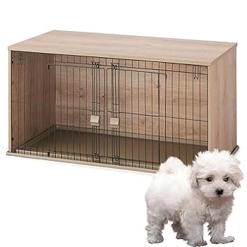 美品　アイリスオーヤマ ペットケージ ナチュラル IRIS OHYAMA 犬 ケージ ペットサークル 犬用 アイリスオーヤマ