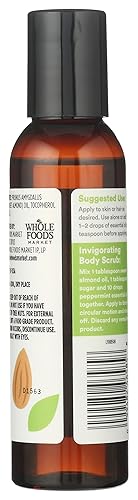 Miniatura 2 de 365 by Whole Foods Market, Aceite de almendras dulces suavizantes, cuidado de la piel y el cabello, 4 onzas líquidas