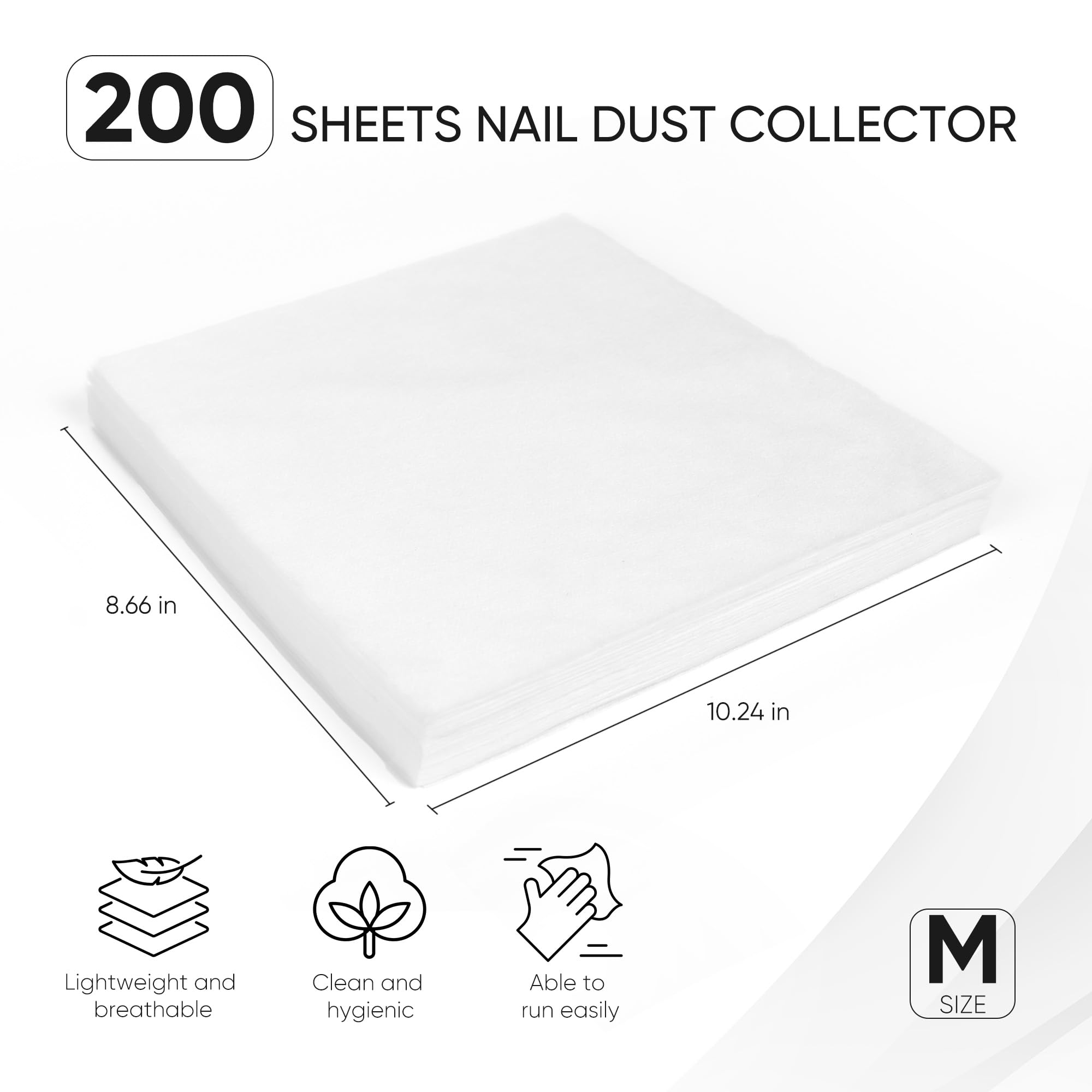 HALMAI 200 Fogli Carta Filtro Aspirapolvere per Unghie, Filtri di Polvere Monouso per la Maggior Parte delle Macchine, Aspirazione per Salon Unghie, Spa, Tecnico - Accessori (Rosa)