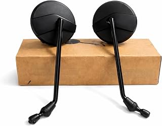 Rear View Touring Mirror Universal Pair Round Convex For New Classic Reborn/New Bullet/Hunter/Meteor 350/Super Meteor 650/... Price In India