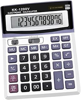 MAGICLULU 12 Calculadoras De Escritório Calculadora De Energia Solar Computador Financeiro Calculadora Eletrônica Portátil Calculadora Portátil Calculadora Solar Calculadora De Porcentagem