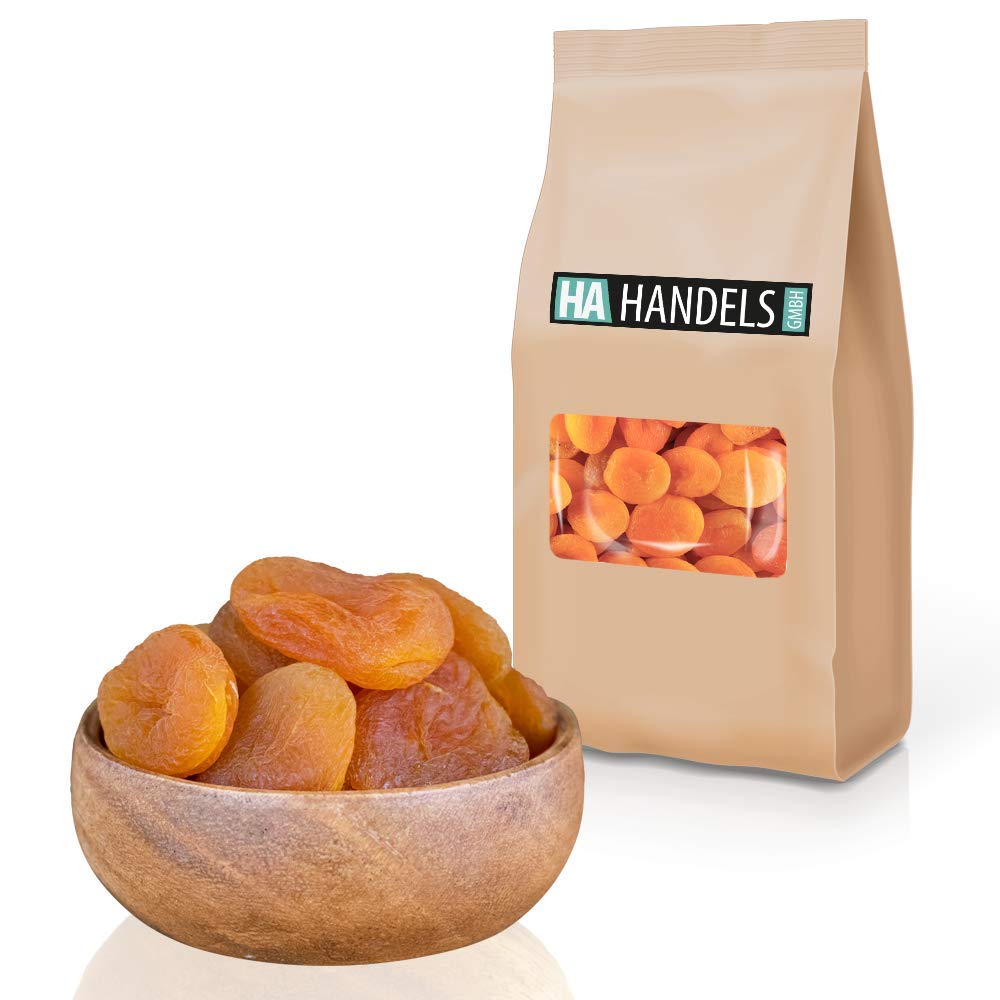 Aprikosen getrocknet naturbelassen geschwefelt ungezuckert ohne Stein ganz wiederverschließbare Verpackung 1kg - 5kg (2,5kg)