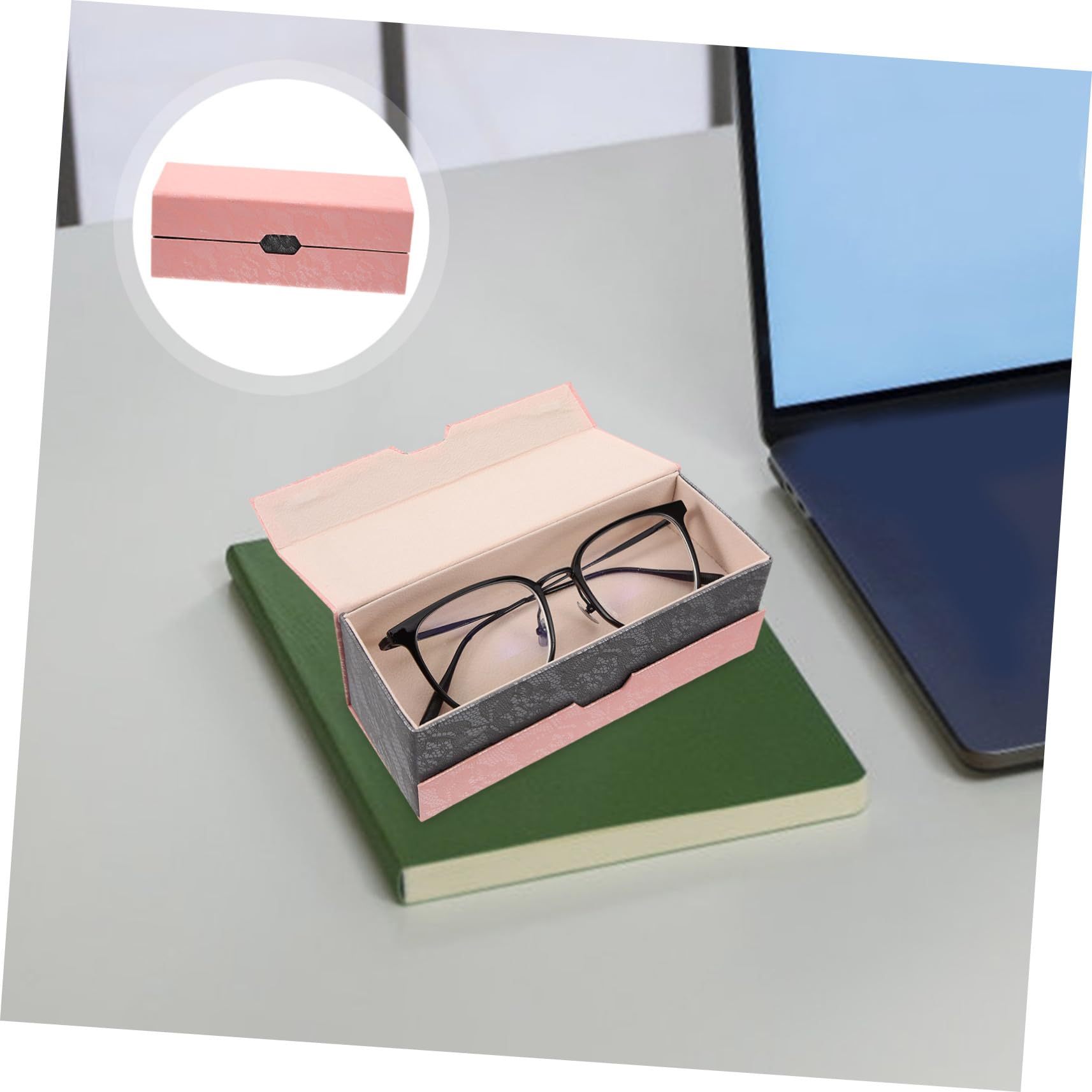 VALICLUD Custodia Per Occhiali Da Sole Occhiali Da Sole Per Bambini Borse Organizer Da Viaggio Astuccio Per Occhiali Astuccio Pieghevole Per Occhiali Sopra Gli Occhiali Da Sole Beige