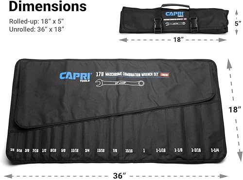 Miniatura 6 de Capri Tools Wrench Roll Up Pouch