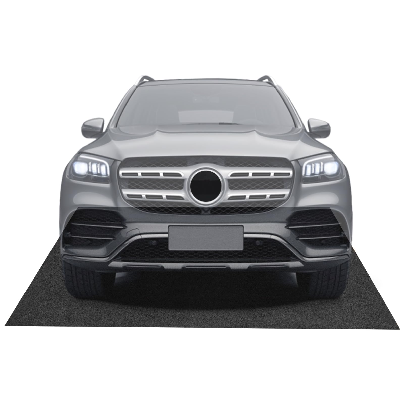 SOARS Tapis de Sol Garage Absorbant Boue, Huile et Eau 252,5 X 221 CM