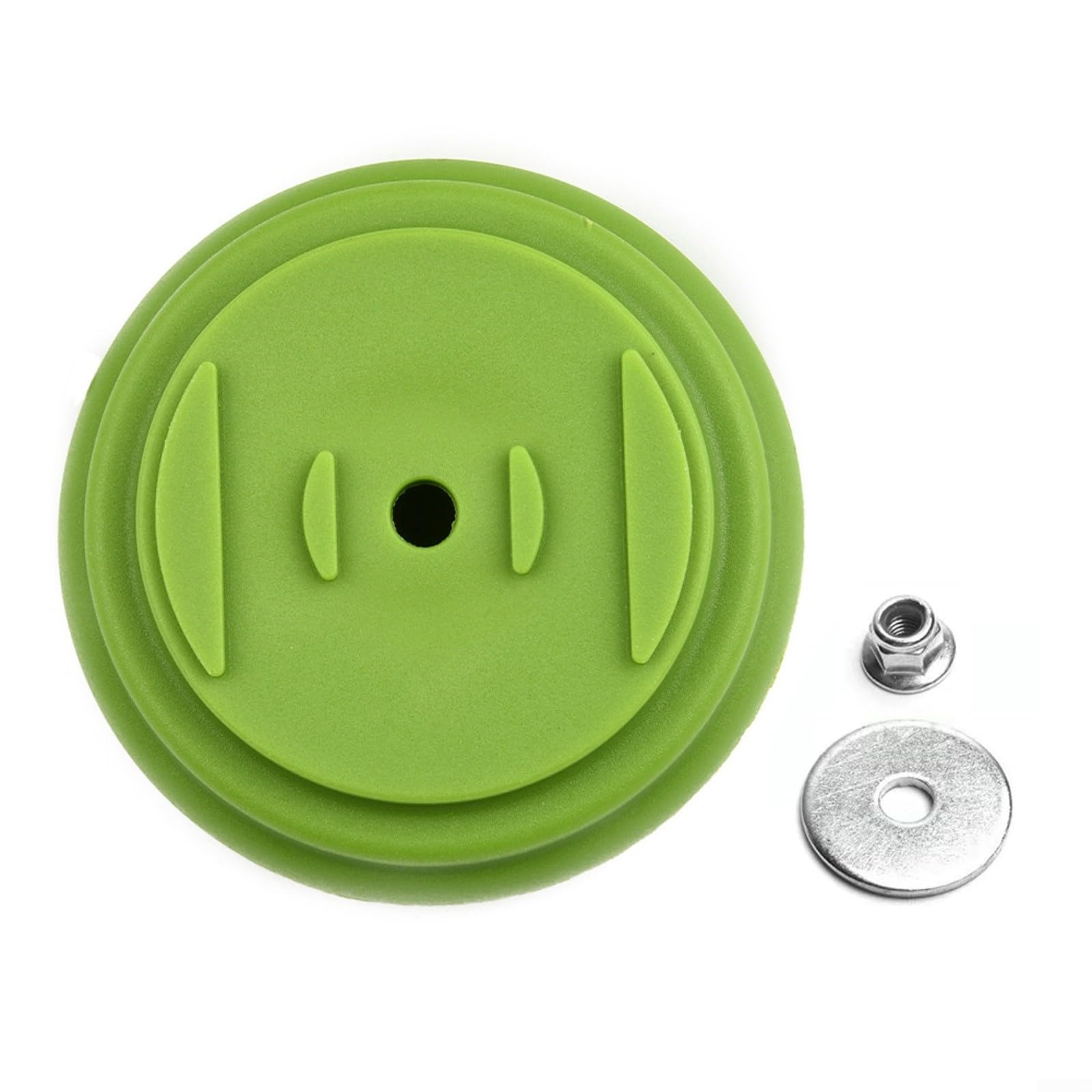 Kit di protezione in plastica, per decespugliatori da giardino, accessori per utensili elettrici, con dado in acciaio e guarnizione (verde)