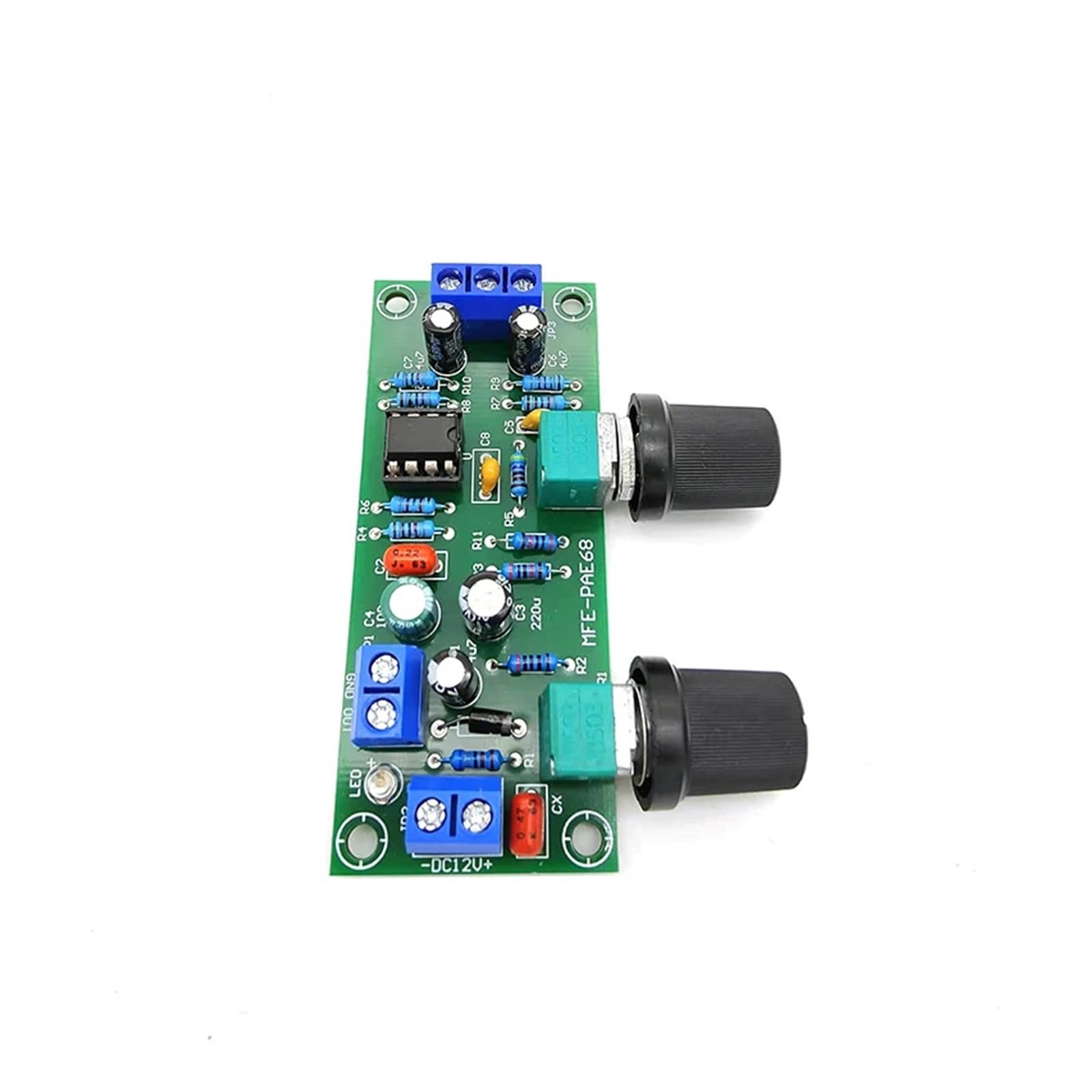 Single Supply Low Pass Filter Board Subwoofer Preamp Board 2.1 Channel DC 10-24v 22hz-300hz