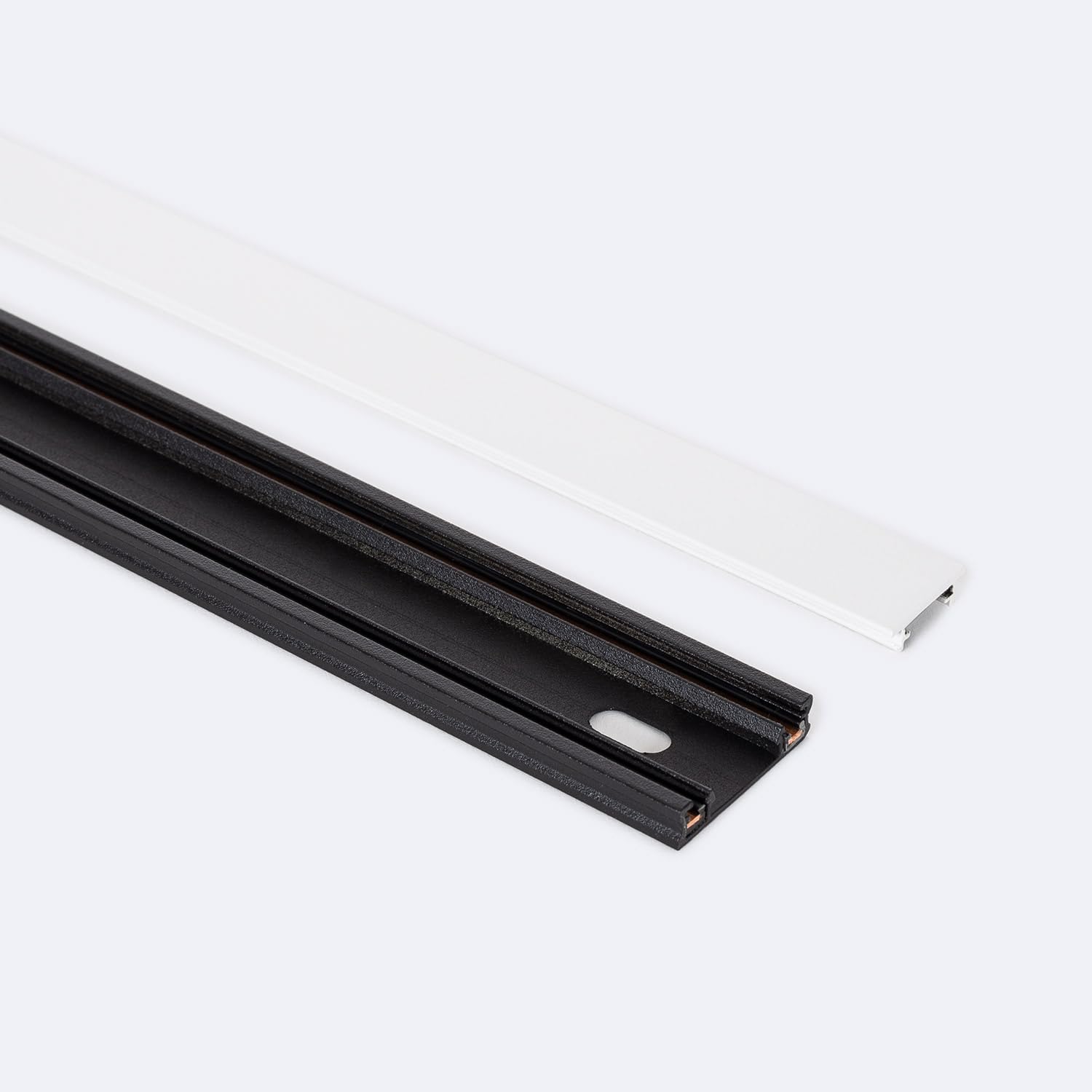 Binario Magnetico Super Slim 25mm Per Faretti LED Incasso - 48V 1 Metro Nero, Sistema Illuminazione Moderno - Foto 7