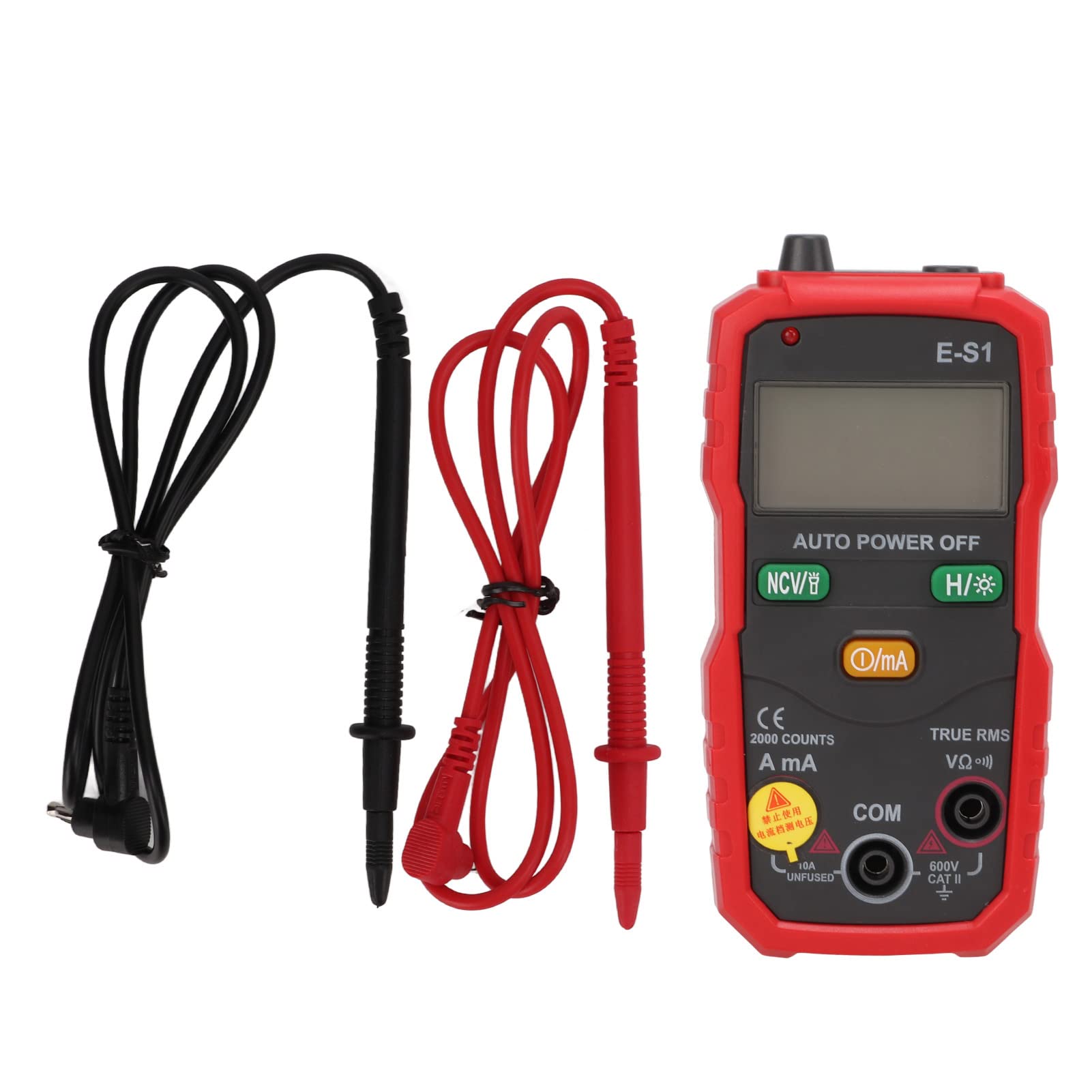 Per applicazioni industriali, il multimetro digitale ES1 è strumento di misurazione elettrica professionale e un tester di tensione e corrente ad alta precisione con schermo LCD