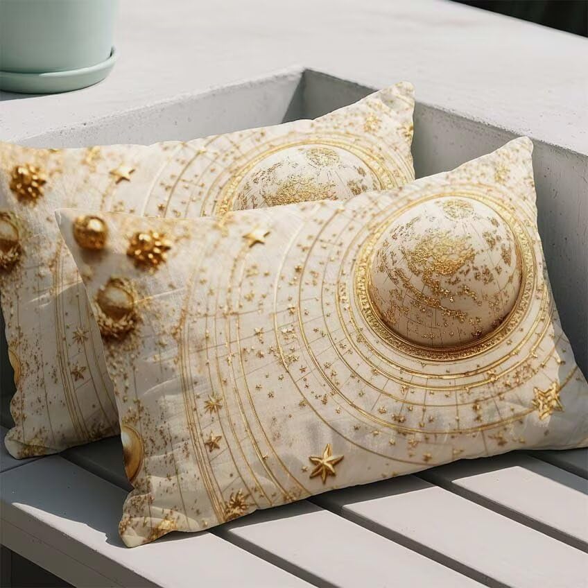 Housse coussin salon de jardin extérieur lin imperméable contre la pluie - 2