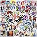 LSPLSP Paquete de Pegatinas Sk8 The Infinity Cosplay Miya Reki Kyan Hasegawa Cherry Blossom Joe Skateboard Pegatina Impermeable Regalos 50 Uds