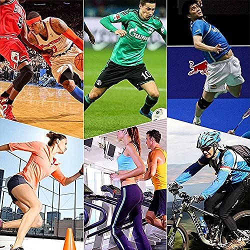 Knee Pads Honeycomb Short Knee Support Basketball Knee Guard Baseball Knee Brace Compression Sleeve Collision Avoidance Kneepad Running Volleyball Football All Contact Sports Youth & Adult (6Pair) #TOP6