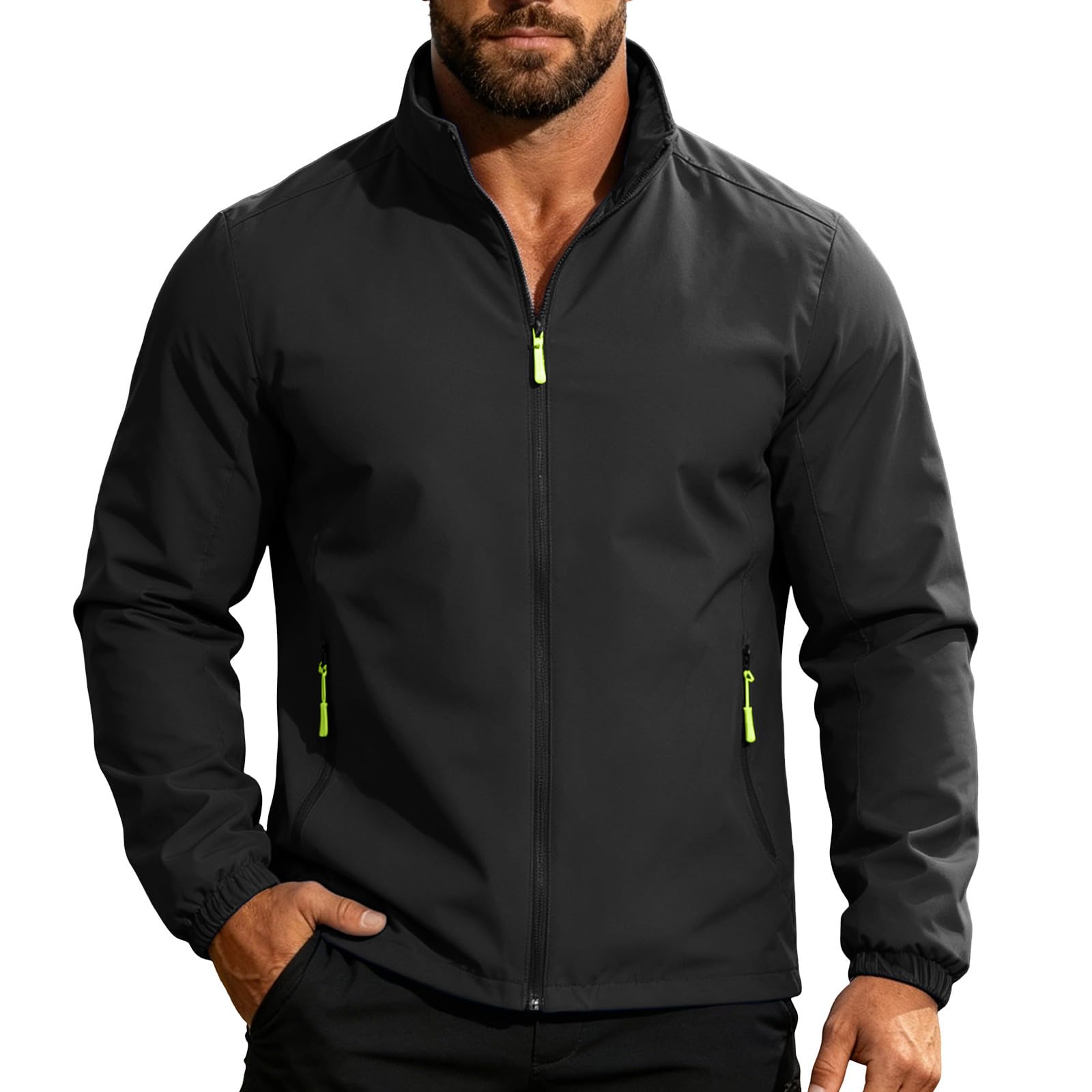 Regenjacke Herren Wasserdicht Windbreaker Fahrrad Trekking Laufjacke Mit Kapuze Windstopper Outdoorjacke Atmungsaktiv Regenjacken Reise Wanderjacke Winddichte Fahrradjacke Outdoor Trekkingjacke