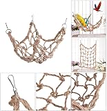 Litewoo Bird Rope Perch Swing Climbing Net Toy Parrot Hammock for Cockatiels Conures Budgie Parakeet