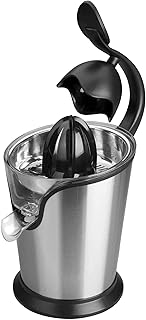 Lacor 100 W elektryczny pomarańczowy ściągaczka z dźwignią, czarny/srebrny, 30 x 20 x 29 cm